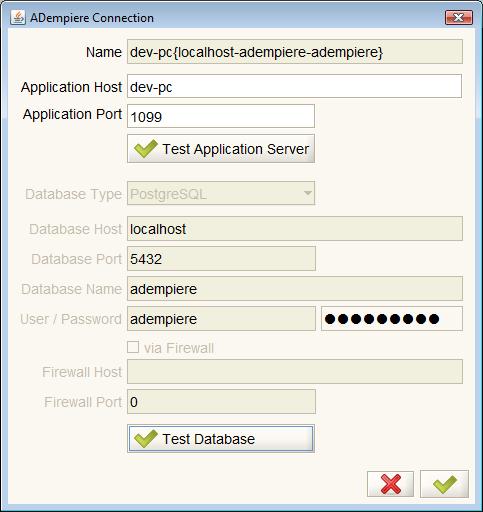 Connection Test Dialog